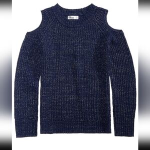 Epic sweater, blue , New with tag, perfect gift shoulder showing